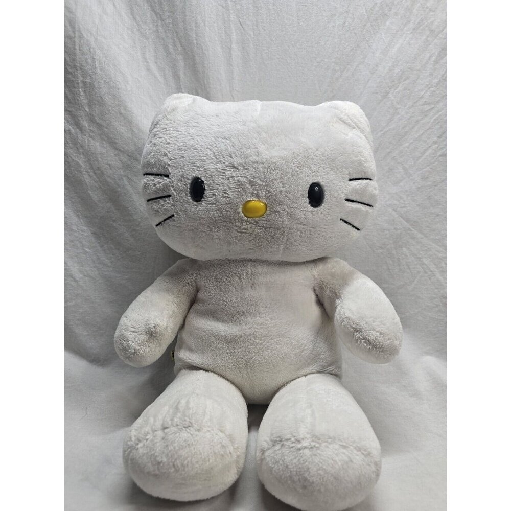 Hello Kitty Build A Bear Plush 2010 RETIRED SANRIO 17" NO BOW- Flaws- Read Info